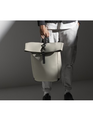 BAG-BG335-Matte PU Roll-Top Backpack
